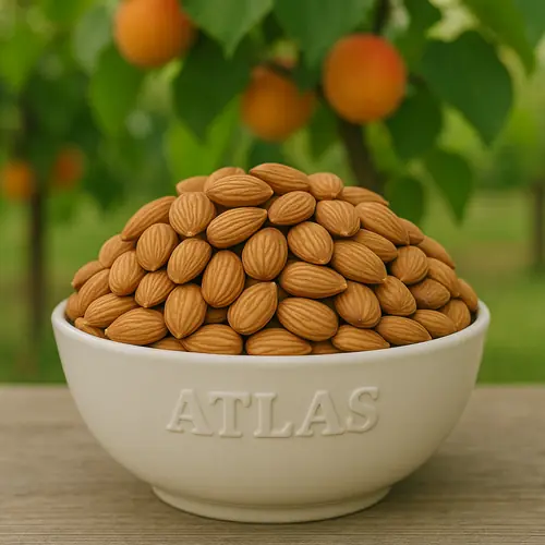 Bulk apricot kernels packed for export